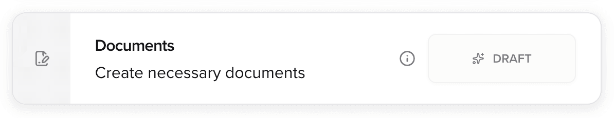 Create necessary documents