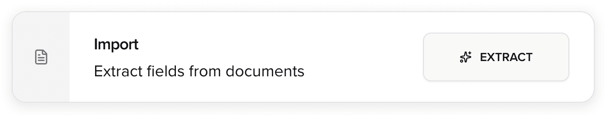 Extract fields from documents