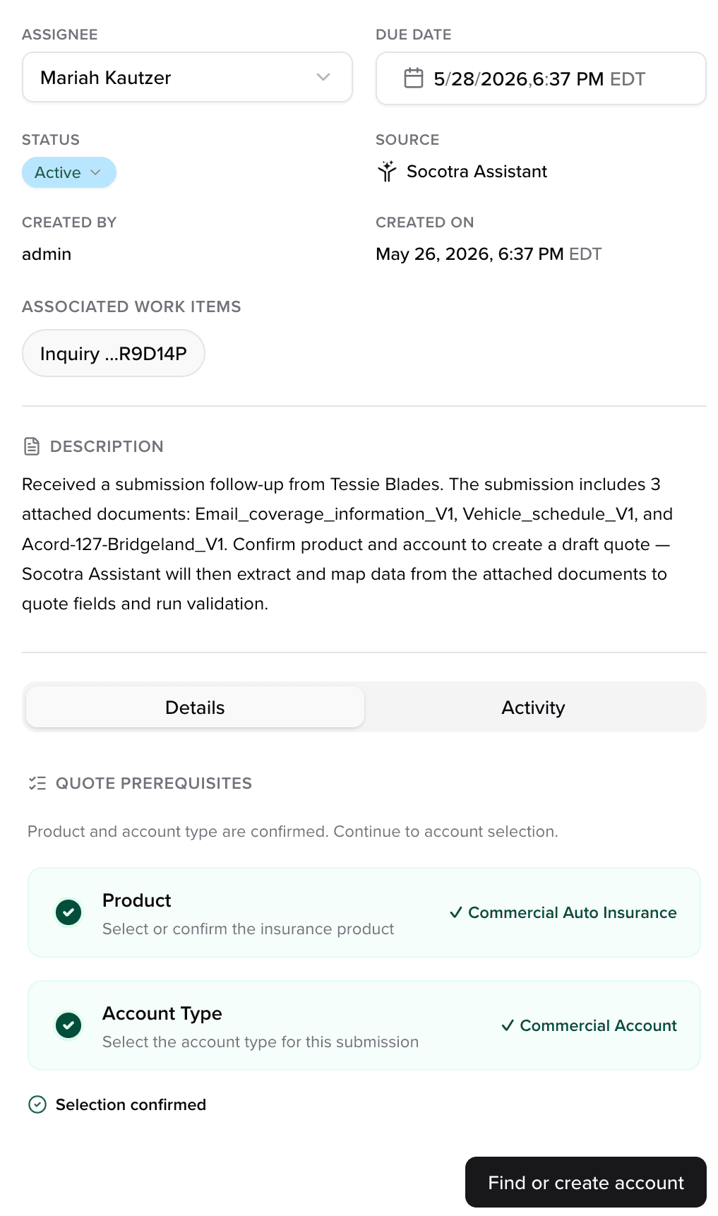 Task Sidebar