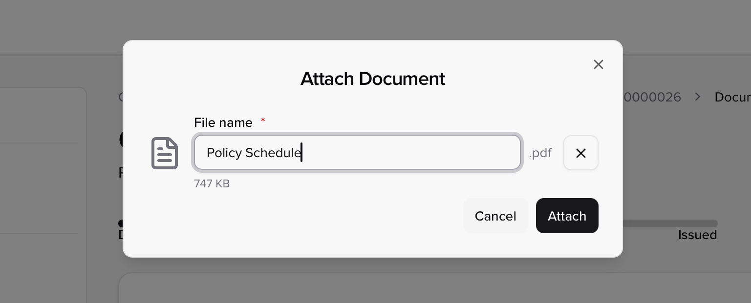 Edit Document Name